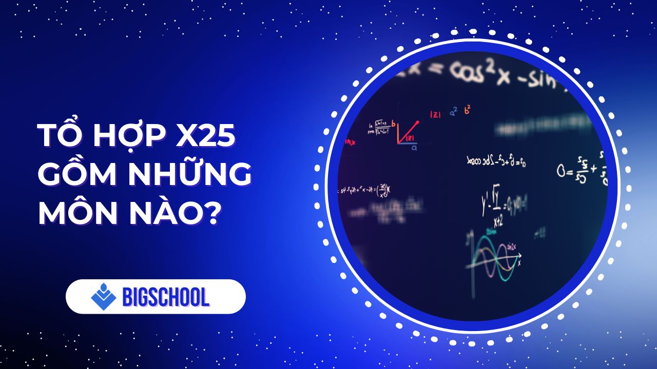 x25 gồm những môn nào