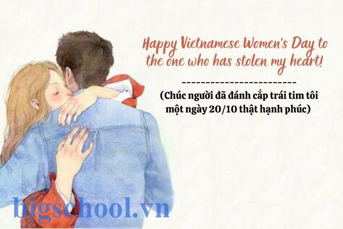 lời chúc 20/10 cho người yêu ở xa