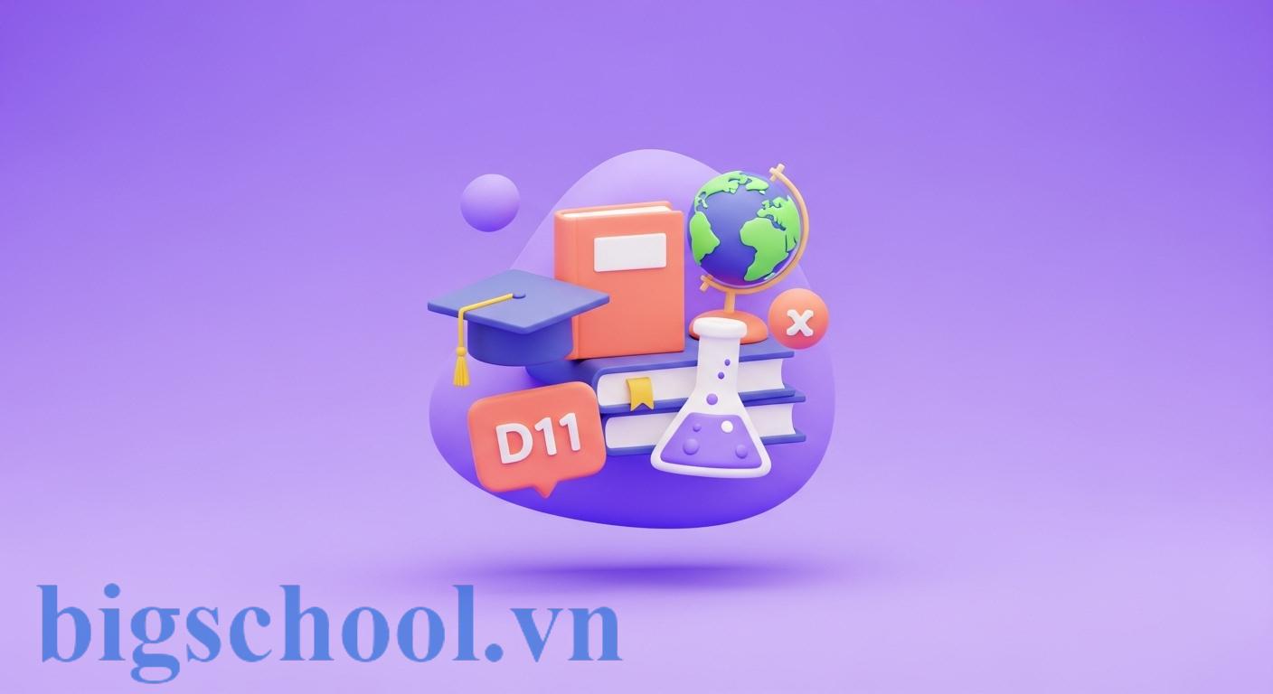 Ảnh đại diện Khối D11 gồm những môn nào xét tuyển đại học năm 2025?