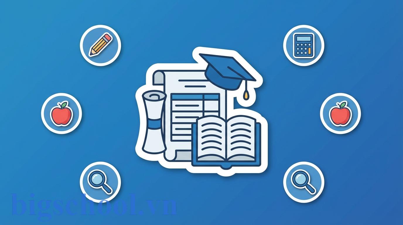 Ảnh đại diện 1 môn dưới 6.5: Điều kiện, cách cứu vãn học sinh giỏi 2025