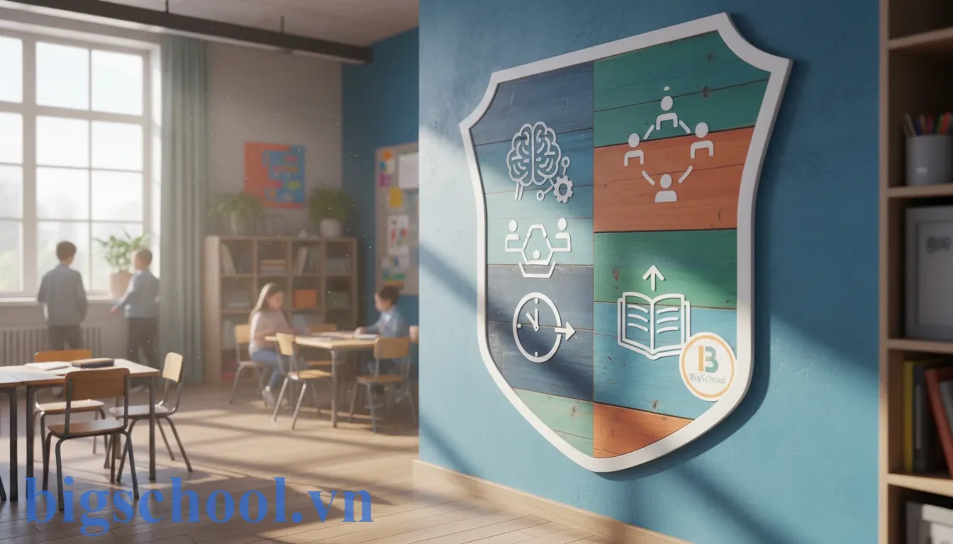 Ảnh đại diện 10 mẫu bảng nội quy lớp học kết hợp BigSchool hiệu quả 2025