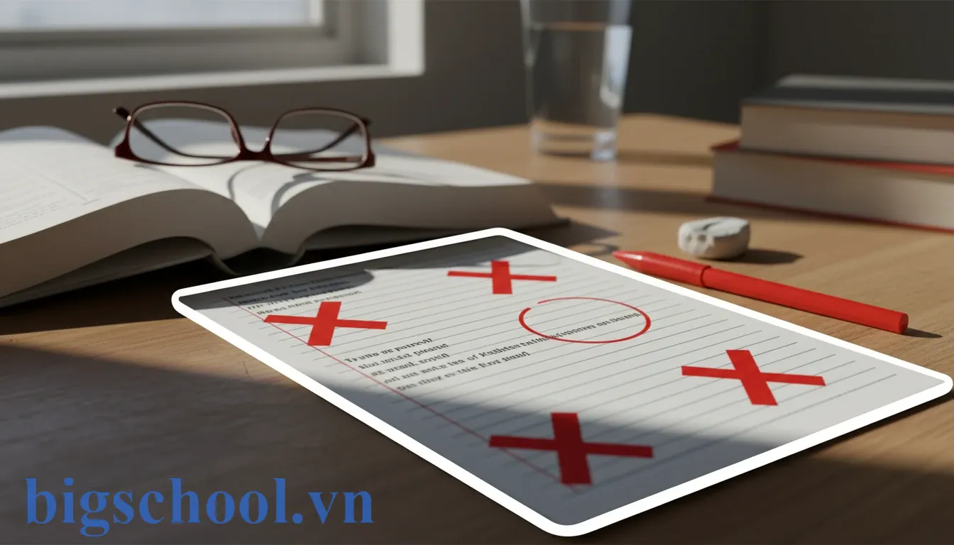 Ảnh đại diện Bị đánh dấu bài thi THCS trừ bao nhiêu điểm? Quy định 2024 & Cách cứu vãn