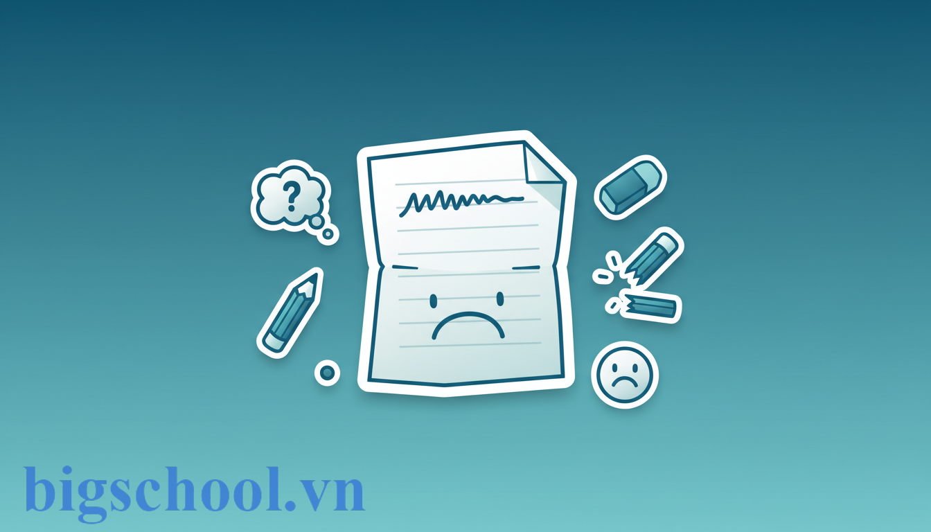 Ảnh đại diện Cách viết bản kiểm điểm cấp 2 nói chuyện: 3 Mẫu chuẩn xin tha lỗi (2025)