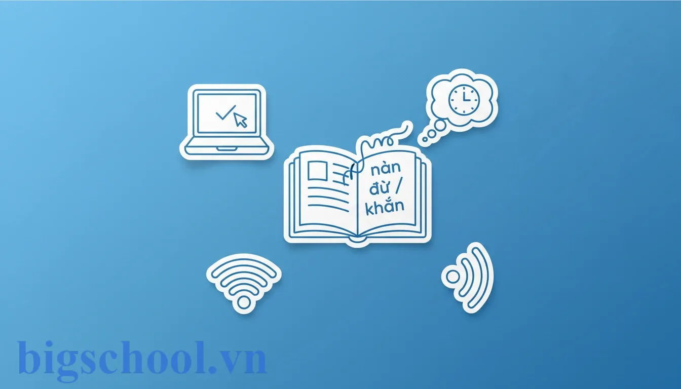 Ảnh đại diện Đi trể hay đi trễ đúng chính tả? Quy tắc nhớ 3s và Cảnh báo thi Online