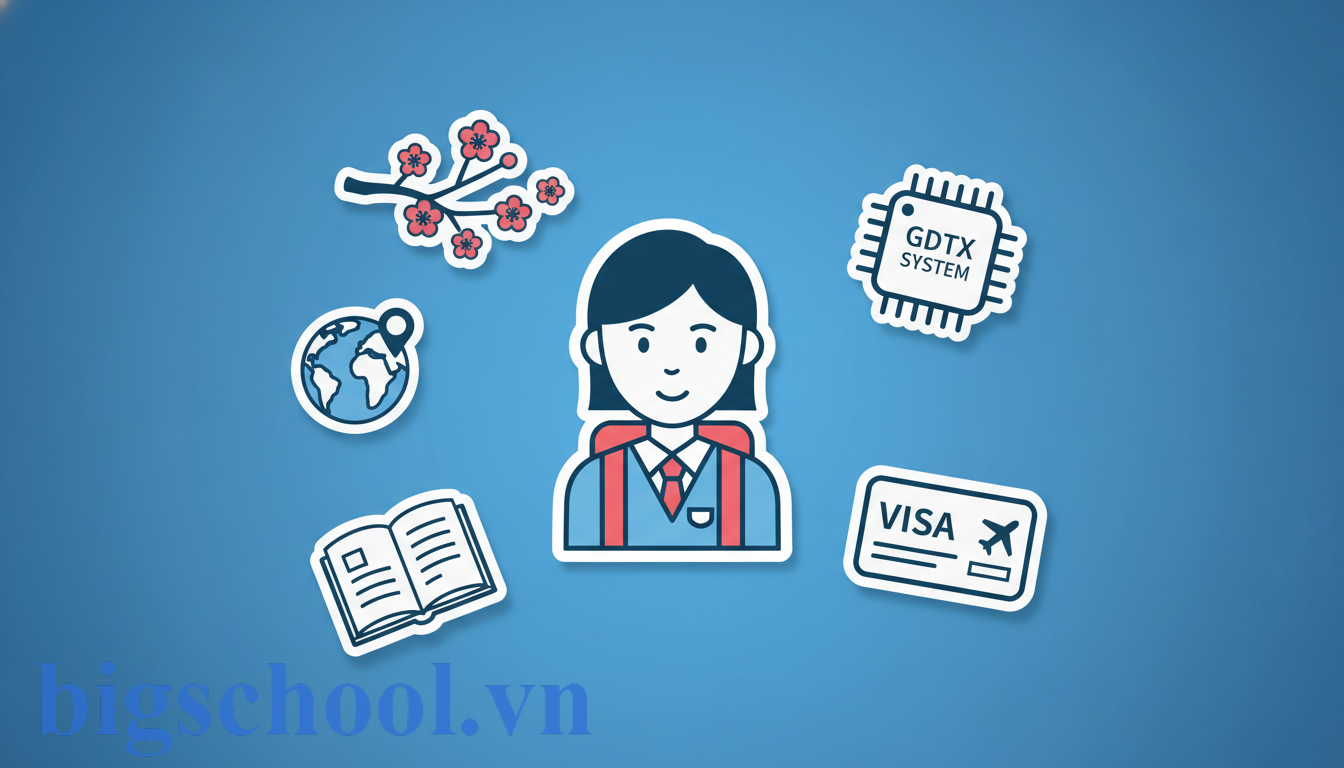 Ảnh đại diện Du học Nhật Bản hệ GDTX cần điều kiện gì để đậu Visa 2026?