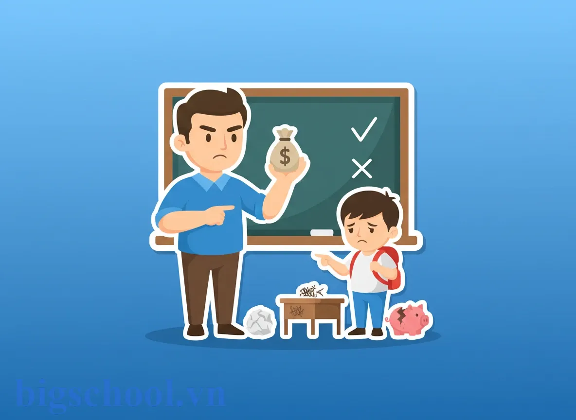 Ảnh đại diện Giáo viên có được phạt tiền học sinh không? Quy định 2025 & Giải pháp thay thế