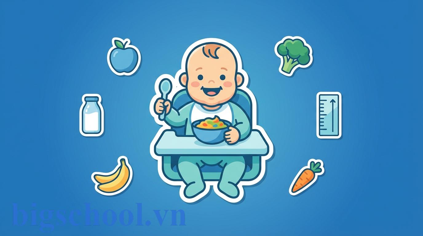 Ảnh đại diện Hay ăn chóng lớn là lời chúc đúng chuẩn tiếng Việt cho bé