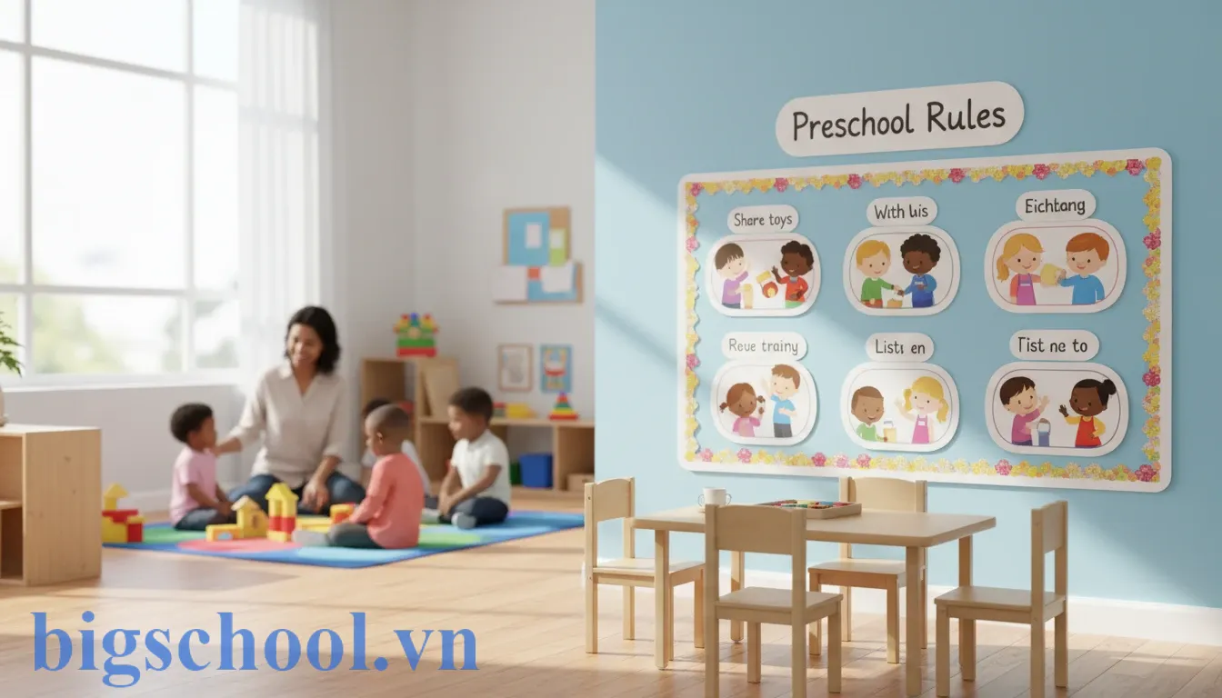 Ảnh đại diện Mẫu nội quy lớp học nhà trẻ chuẩn nhất 2026 cho giáo viên