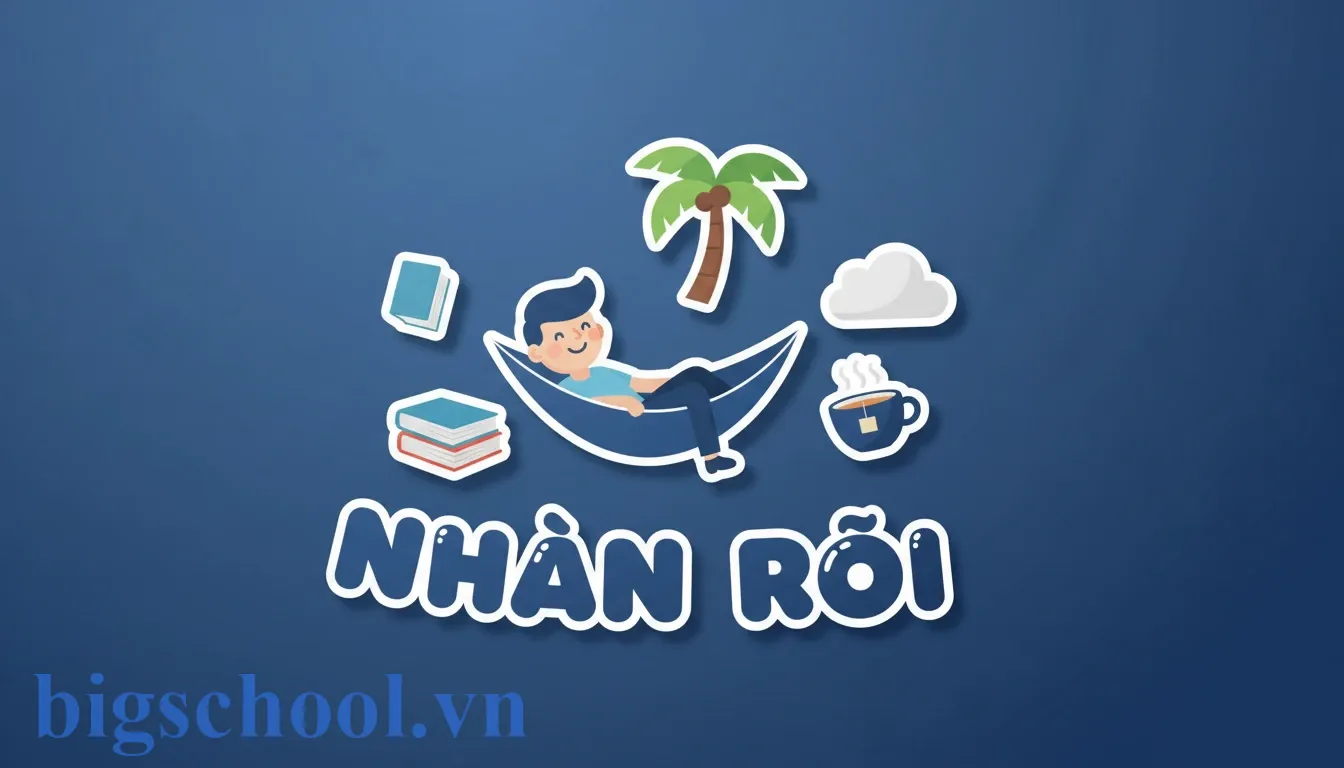 Nhàn dỗi hay Nhàn rỗi: Từ nào đúng chính tả Tiếng Việt 100%? 15 Ảnh đại diện Nhàn dỗi hay Nhàn rỗi: Từ nào đúng chính tả Tiếng Việt 100%?