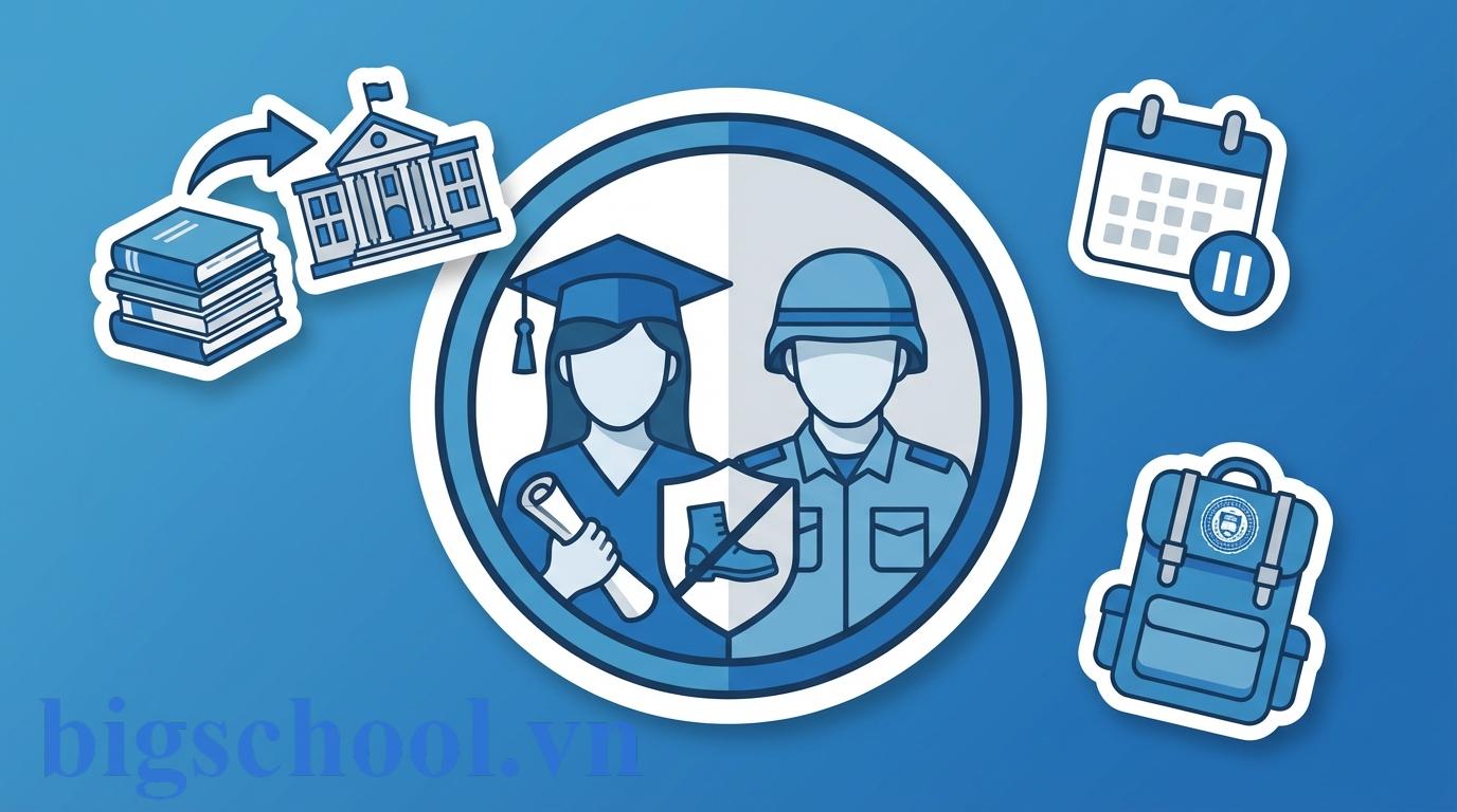 Ảnh đại diện Nợ môn có được tạm hoãn nghĩa vụ quân sự không? Luật 2026 quy định rõ