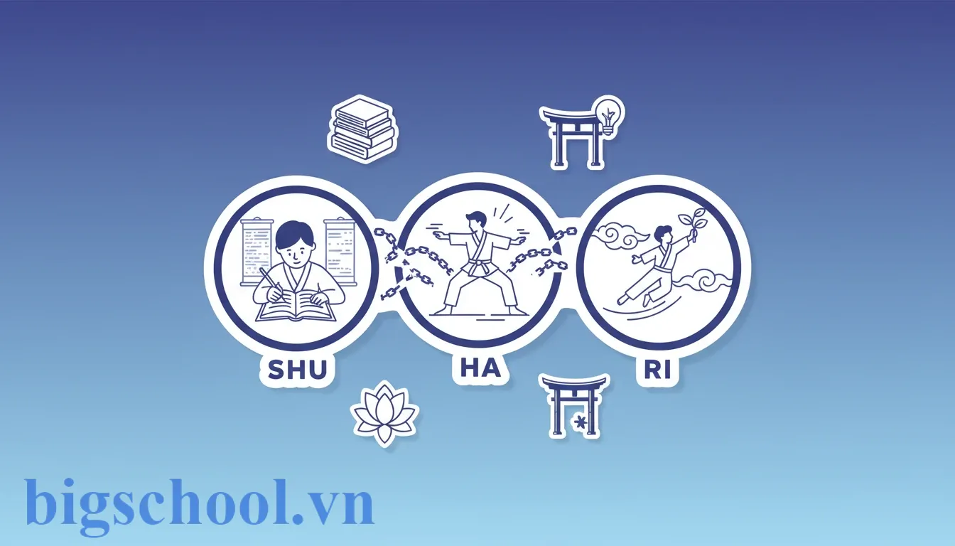 Ảnh đại diện Phương pháp học Shuhari: 3 Bước để từ người mới thành bậc thầy (2025)