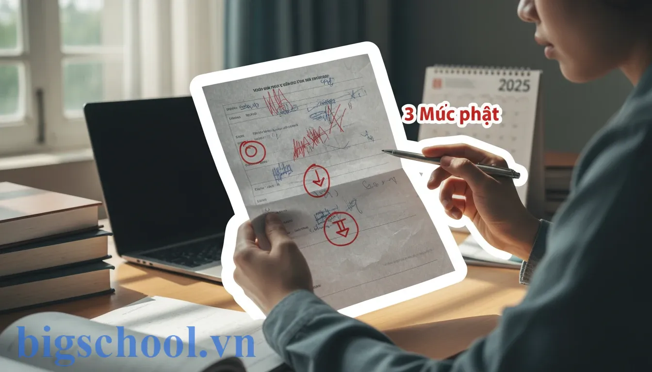 Ảnh đại diện Thi bị đánh dấu bài có sao không? 3 Mức phạt & Cách xử lý (Quy chế 2025)