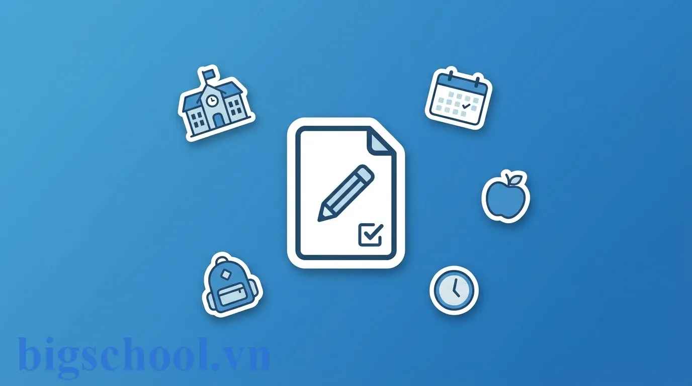 Ảnh đại diện 5 Mẫu đơn xin phép nghỉ học tiểu học: Viết tay & Gửi Zalo chuẩn nhất 2026