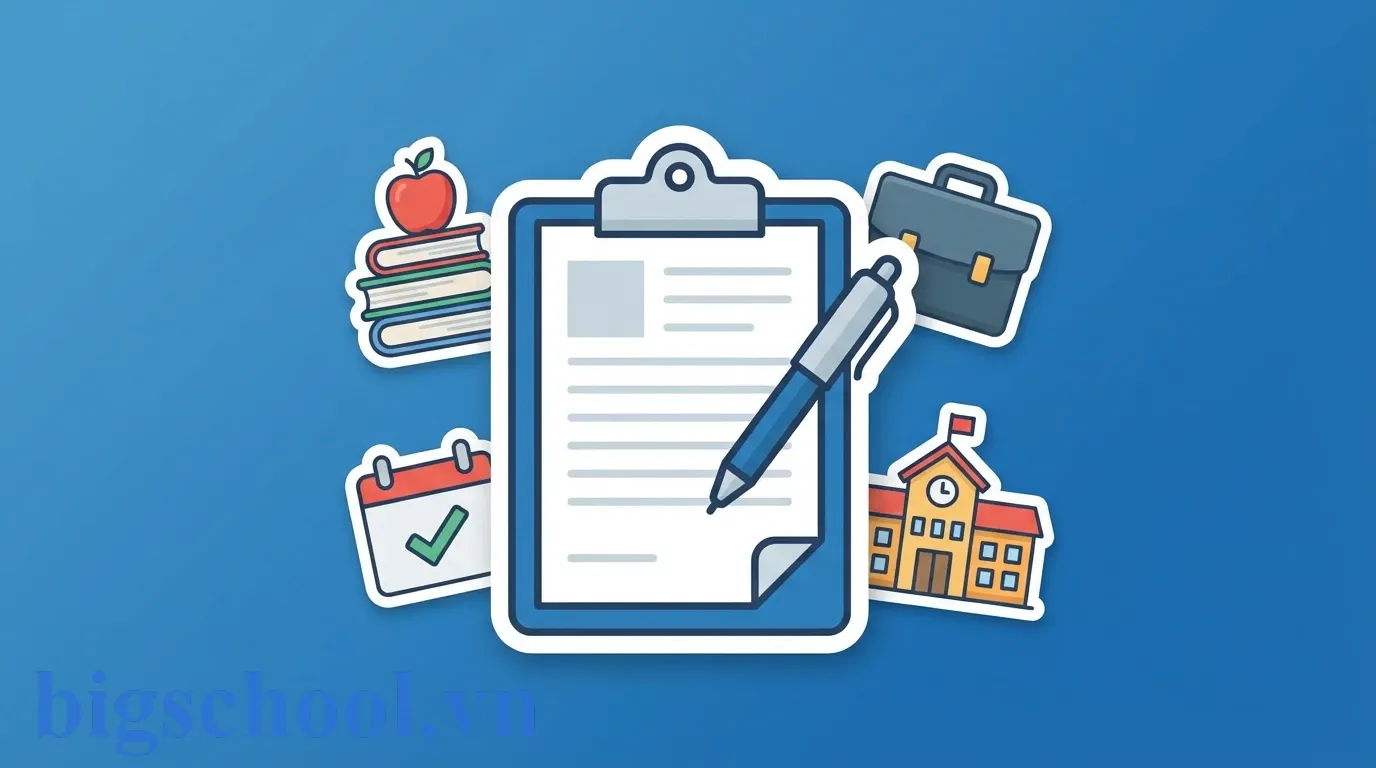 Ảnh đại diện Mẫu đơn xin nghỉ phép của giáo viên THCS: File chuẩn & Cách viết 2026