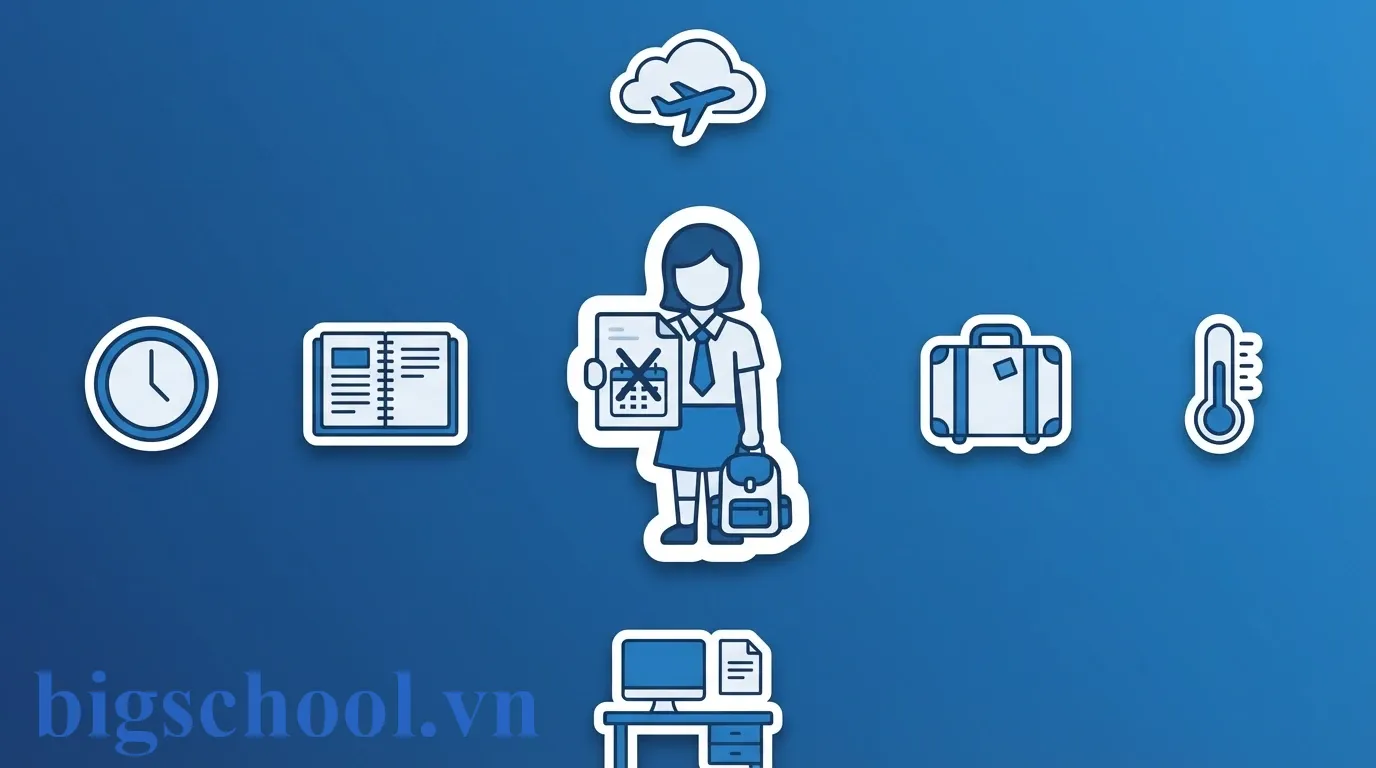 Ảnh đại diện Mẫu đơn xin phép nghỉ học HUTECH: Quy trình nộp Online và Offline chuẩn 2026