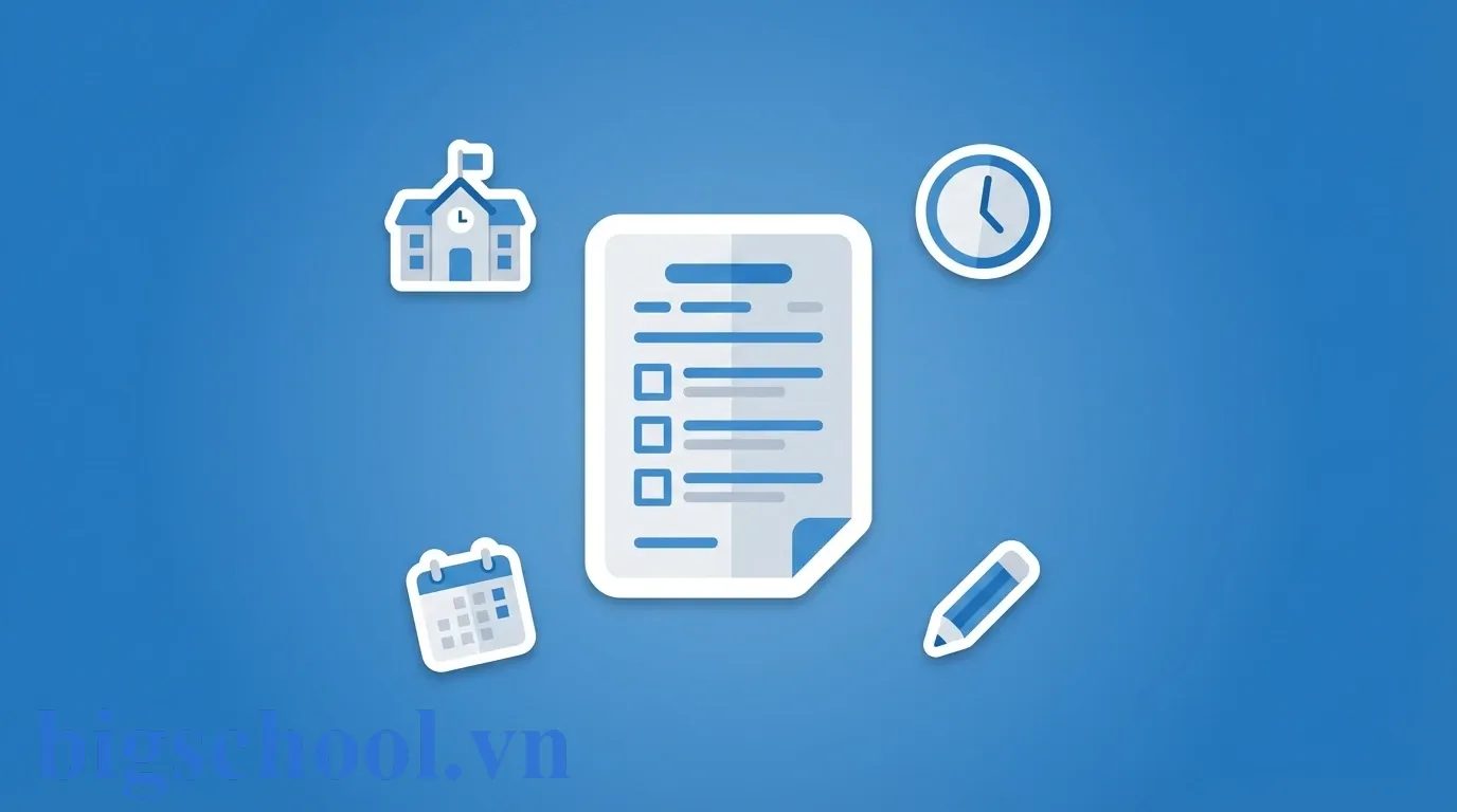 Ảnh đại diện Mẫu đơn xin phép nghỉ học THPT: Cách viết chuẩn & Thuyết phục nhất 2026