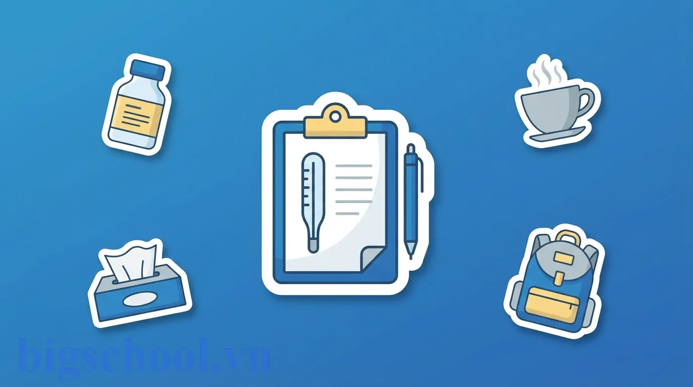 Ảnh đại diện Mẫu đơn xin phép nghỉ ốm của học sinh: File Word chuẩn nhất 2026