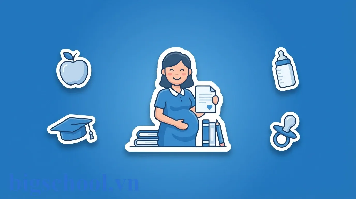 Ảnh đại diện Mẫu đơn xin phép nghỉ thai sản của giáo viên: Cách viết chuẩn & Quy trình 2026