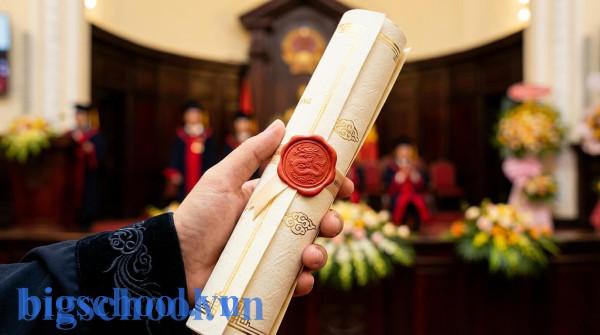 Mẫu bằng thạc sĩ Việt Nam hiện nay được cấp theo quy định mới không ghi phần xếp loại tốt nghiệp.