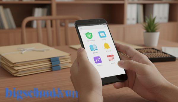 Thao tác xóa lớp Beeclass trên giao diện điện thoại thông minh Android của giáo viên.