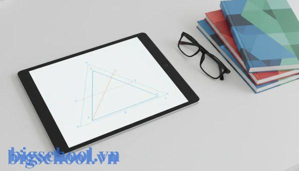 Hình minh họa hệ quả định lý Talet với tam giác mới tạo thành bởi đường song song.