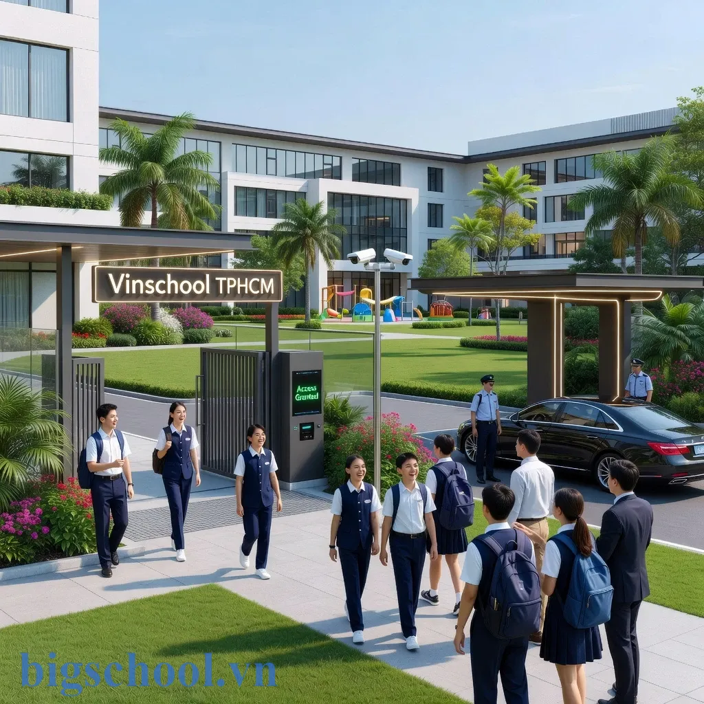 Hệ thống trường Vinschool TPHCM với khuôn viên hiện đại, an ninh và tiện nghi thu hút phụ huynh Sài Gòn
