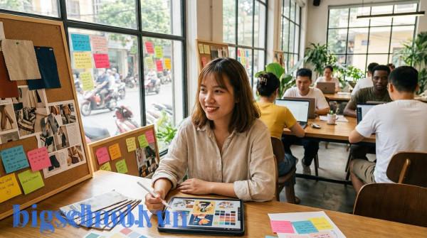 Không giỏi Toán có nên học kinh tế? 5 bí quyết thành công từ người trong cuộc 3 Chuyên viên Marketing người Việt đang sáng tạo ý tưởng chiến dịch truyền thông tại không gian làm việc