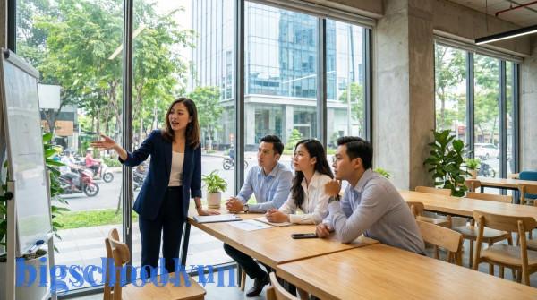 Không giỏi Toán có nên học kinh tế? 5 bí quyết thành công từ người trong cuộc 2 Nhóm sinh viên kinh tế người Việt đang thảo luận và rèn luyện kỹ năng mềm đàm phán