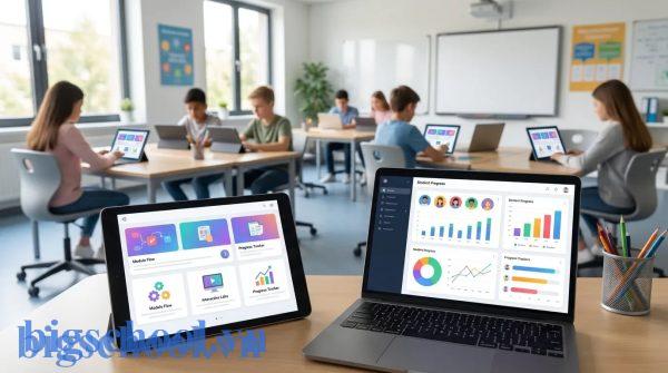 Hệ sinh thái giáo dục số BigSchool hỗ trợ học sinh tự ôn luyện khi giáo viên vắng mặt.