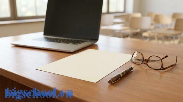 Mဓu đđn xin nghဩ ph)p cေa gi!o vi!n đᄓဳc tr#nh b y chuy