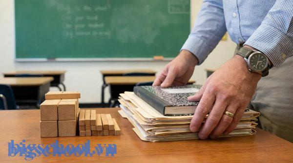 Hồ sơ bàn giao giảng dạy và giáo án của giáo viên trước khi nghỉ phép không lương.