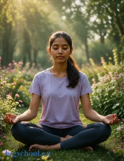 Thực hành thiền định là bí quyết sống khỏe cho tuổi teen để vượt qua áp lực đồng lứa