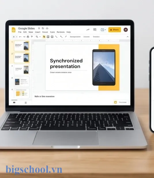 Trang web làm PowerPoint Google Slides đồng bộ mượt mà trên cả máy tính và điện thoại