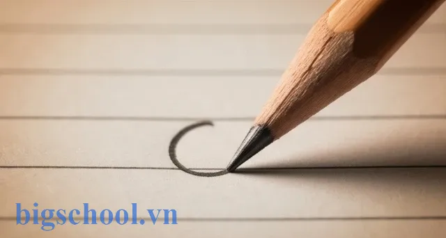 Hướng dẫn kỹ thuật viết nét móc ngược và móc hai đầu trong các nét cơ bản của lớp 1