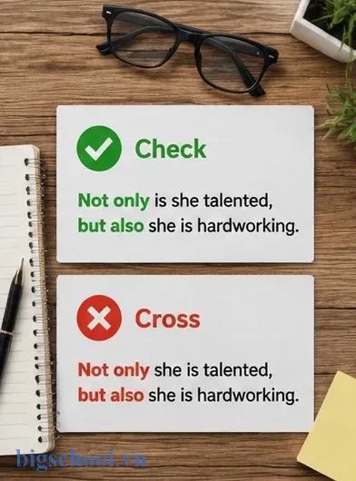 Tránh các lỗi sai phổ biến để sử dụng cấu trúc Not only but also chính xác