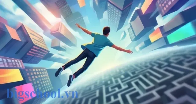 Người điều khiển giấc mơ bay lượn trong không gian