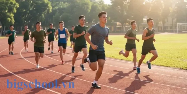 Kiem tra the luc va chieu cao tuyen sinh nganh cong an