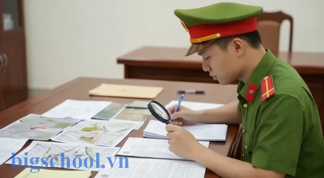 Hoc vien an ninh nhan dan dang nghien cuu ho so nghiep vu