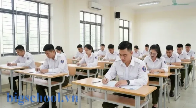 Ngành Công an thi khối nào và thông tin tuyển sinh 2026 1 Thi sinh tham gia ky thi danh gia nang luc nganh cong an 2026