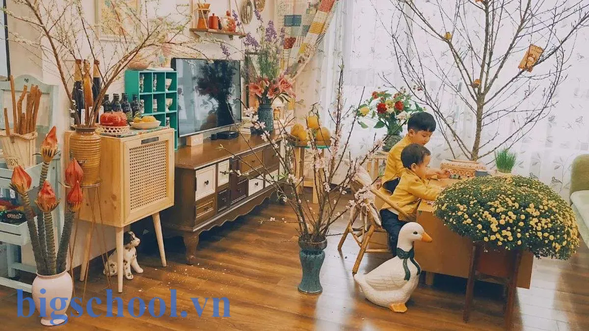 Chuẩn bị những vật dụng cần thiết để trang hoàng không gian sống rực rỡ đón xuân mới
