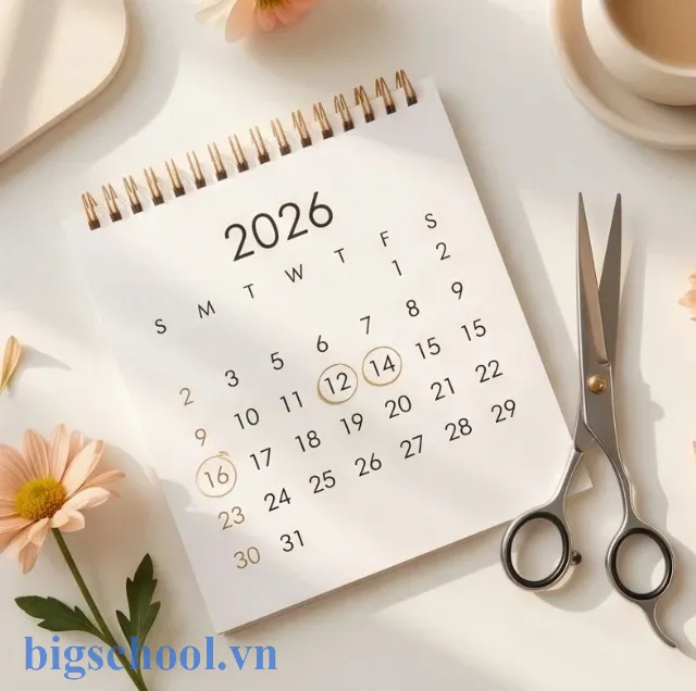 Danh sách ngày hoàng đạo trong lịch cắt tóc tháng 5/2026 để gặp nhiều may mắn