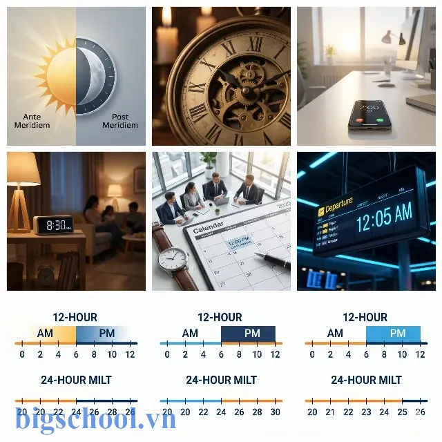 Giải đáp AM và PM là gì và cách phân biệt chính xác nhất 9 Tim hieu y nghia goc Latin cua ky hieu thoi gian AM va PM chinh xac nhat