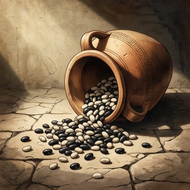 Nguồn gốc thành ngữ spill the beans từ bình đựng hạt đậu Hy Lạp cổ đại