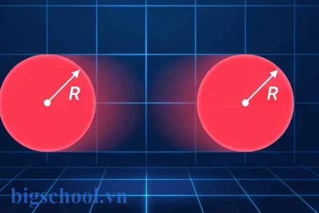 Minh họa phép dời hình biến một đường tròn thành đường tròn bằng nó