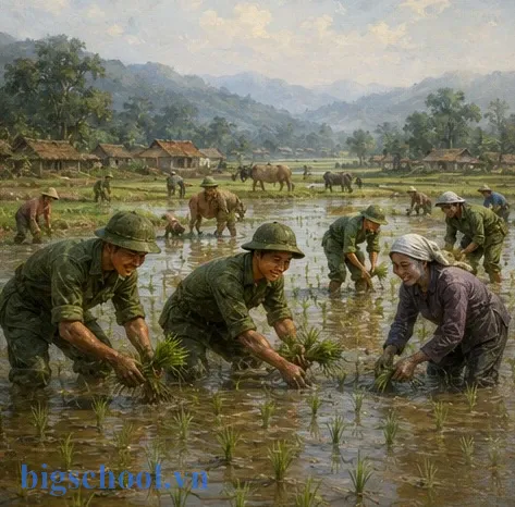 Sự gắn kết giữa cá nhân người lính và cộng đồng nhân dân trong kháng chiến