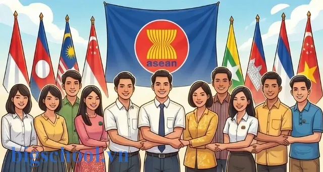 Việt Nam và các nước ASEAN trong nội dung bài tập Unit 4