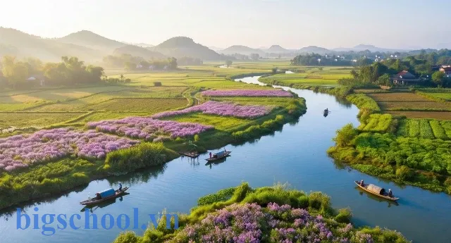 Ý nghĩa nhan đề Mùa xuân nho nhỏ qua hình ảnh thiên nhiên tươi mới đầy sức sống