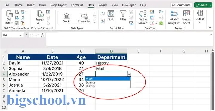 Cách Thêm Và Sử Dụng Data Validation Trong Excel: Hướng Dẫn Chi Tiết Từ Cơ Bản Đến Nâng Cao 11 Add Data Validation In Excel