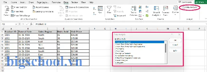 Add In Analysis Toolpak Excel