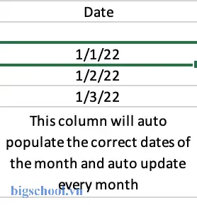 Auto Update Date In Excel